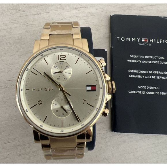 Tommy Hilfiger 1710415 Gold Men's Watch Daniel - Picture 5 of 16